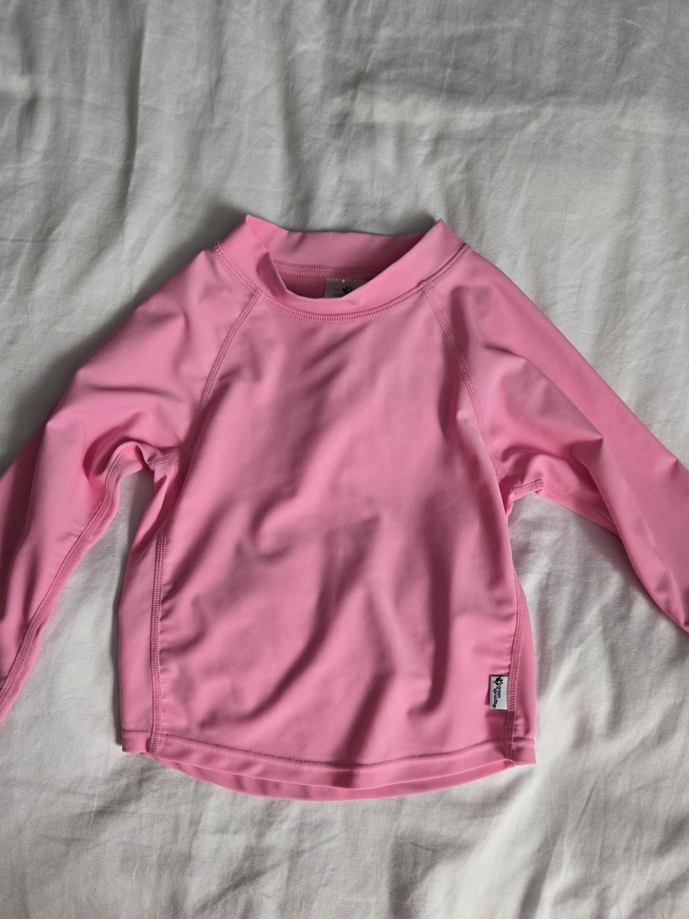 Green Sprouts 3T Kids Pink Long Sleeve Rash Guard Swim Shirt